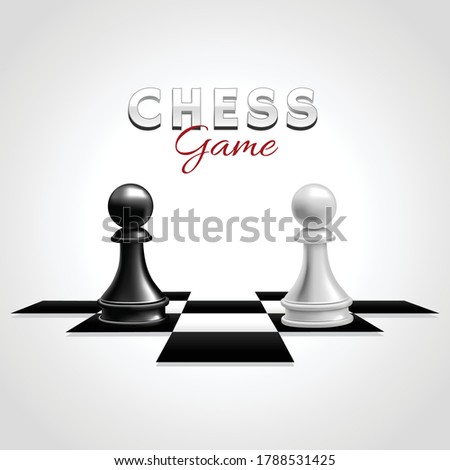 Realistic Chess Game Pieces 3D