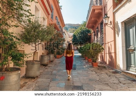 Image, Stock Photo Big City Athens Town