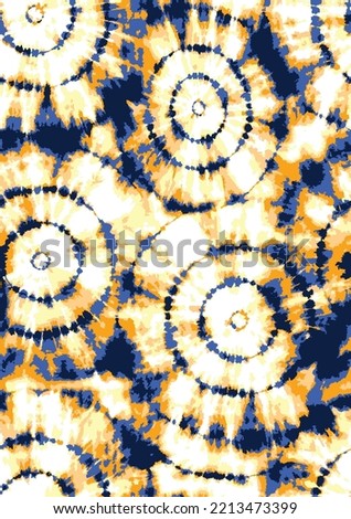 Seamless vector Blue and yellow Tie Dye, Spiral Tie Dye Swirl. Vector Tie Dye Paint. Seamless Red Pattern. Fabric Peace Tiedye. Rainbow Tie Dye. Vector 1960 Pattern. Ombre gradient uneven hippie faux 