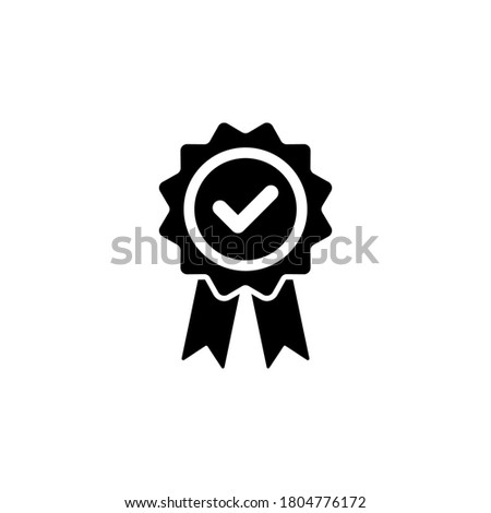 Award medal  icon symbol vector isolated on white background

