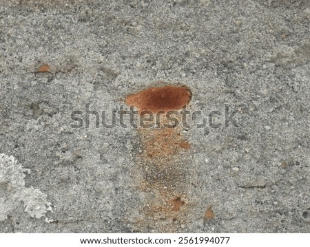 Image, Stock Photo Red bricks embedded in colorful cobblestones on a square in Bad Salzuflen near Herford in East Westphalia-Lippe, Germany