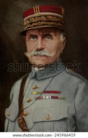 General Ferdinand Foch, led French armies in Battle of the Marne in 1914 and the Somme campaign in 1916. After demotion to the Italian Front in 1917, he was made Chief of the General Staff in 1918.