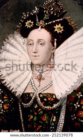 Queen Elizabeth I (1533-1603), Queen of England, 1558-1603.