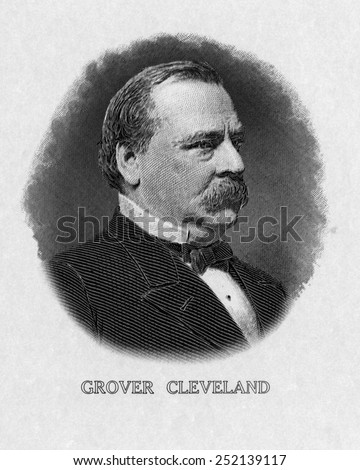 US Presidents. US President Grover Cleveland.