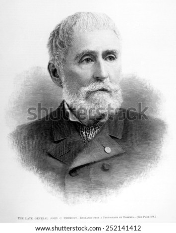 John C. Fremont, (1813-1890), American explorer, soldier and political leader.