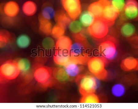 Similar – Image, Stock Photo multi colored christmas lights at night on the street, christmas decoration