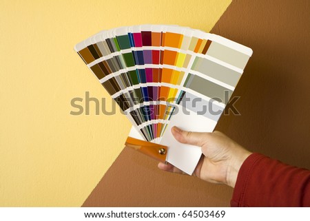 select color swatch to paint wall
