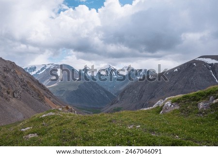 Similar – Foto Bild Klippen zwischen Wolken