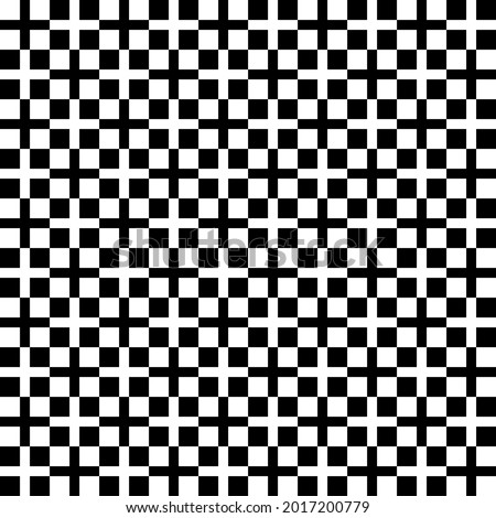 Seamless geometric pattern with black and white background. Simple pattern. Clothing fabric print. Seamless background.