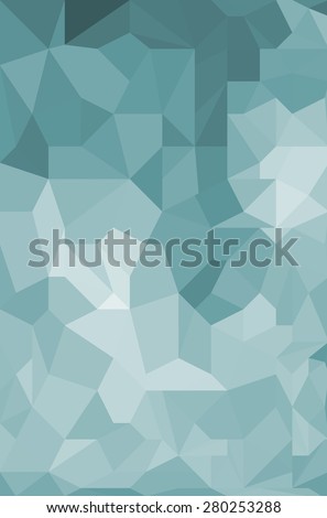 Blue emerald abstract geometrix background pattern.