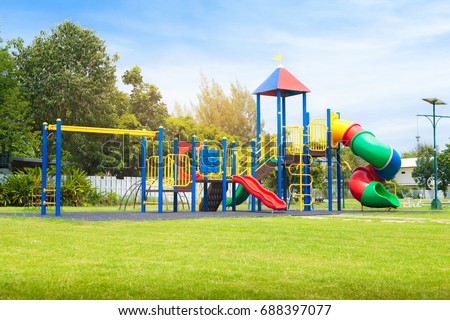 Similar – Image, Stock Photo Childhood Games | Slide