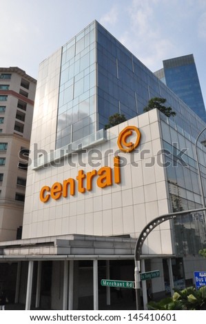 SINGAPORE - AUGUST 16: The Central in Singapore as seen on August 16, 2012. It is a commercial and residential building located on Eu Tong Sen Street, opposite Clarke Quay along the Singapore River.