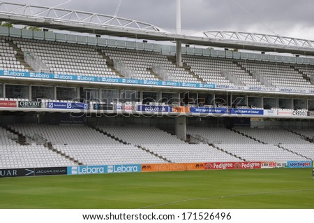 LONDON, ENGLAND - SEPTEMBER 5: Lord\'s Cricket Ground in London, England, as seen on September 5, 2011. It is referred to as the \