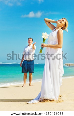 wedding on a beach, bali