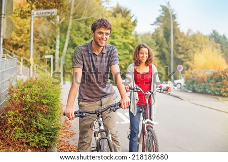 people cycling
