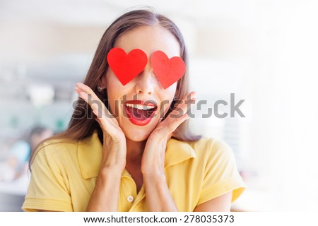 Similar – Image, Stock Photo ❤️ Love instead of fear