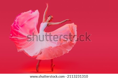 Similar – Image, Stock Photo Professional Woman Ballet Dancer