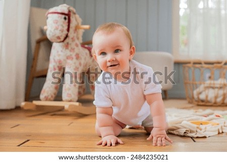 Similar – Image, Stock Photo Moment of a horse Horse