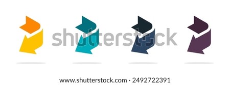 Arrow icons. Arrow vector icons. Arrows set. Arrows collection. Arrow illustration 