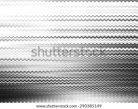 Abstract black and white zigzag pattern