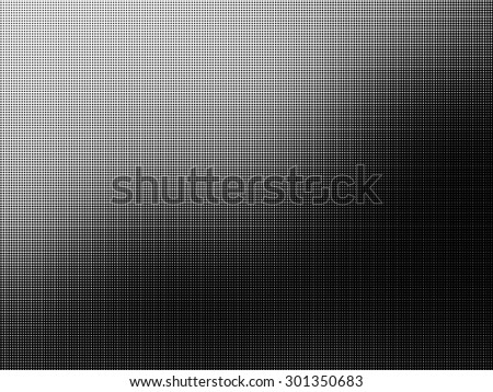 Abstract black and white dots background with halftone effect