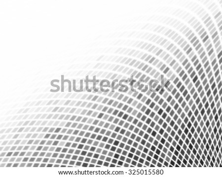 Abstract black and white grids and gradient background with motion blur effect