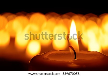 Similar – Image, Stock Photo candles Funeral service