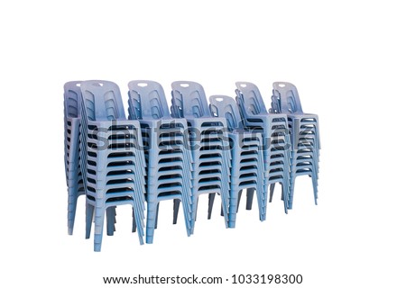 Similar – Image, Stock Photo Single stacking chair