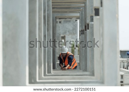 Similar – Image, Stock Photo Prefabricated concrete housing estate