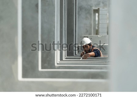 Similar – Image, Stock Photo Prefabricated concrete housing estate