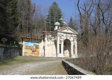 Sacro Monte of Varese, Unesco World Heritage Place the third chapel with \