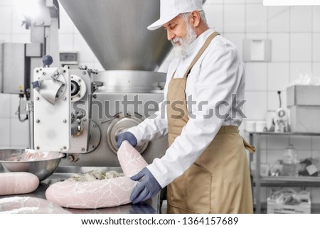 Similar – Image, Stock Photo Wurst in einer Metzgerei