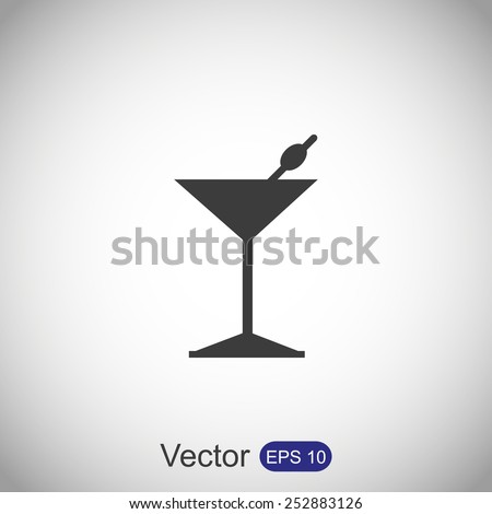 cocktail icon ストックフォト © 