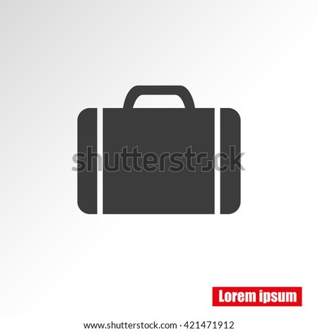 Baggage vector icon
