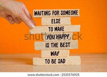 Similar – Image, Stock Photo What else? | Written Sign