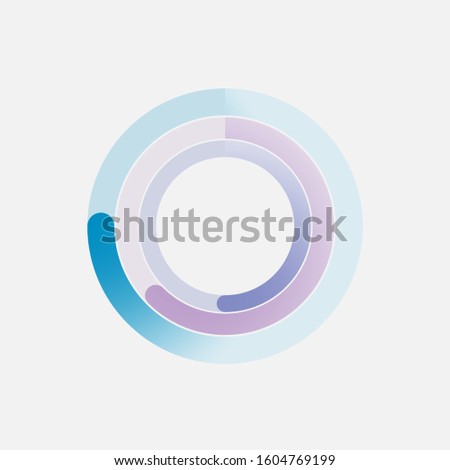 Apple Watch iOS Apple Watch os Circular activity ring flat vector icon for watch apps and websites