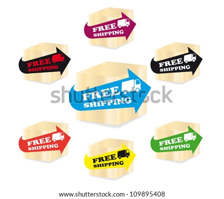 Free shipping icons