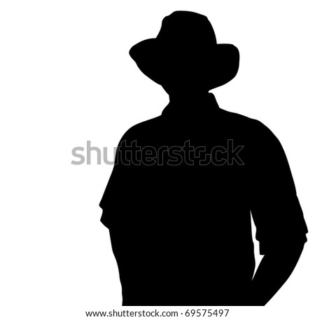 Cowboy Silhouette. Vector - 69575497 : Shutterstock