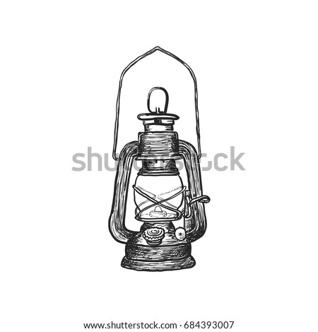 oil lamp vintage 