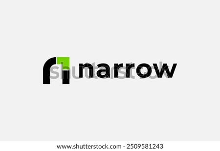 Logo Arrow and Letter N, Template creative design fintech, technology, arrow, growth and increase symbols icon. Editable file