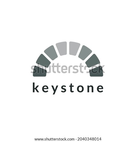 simple and unique keystone logo design