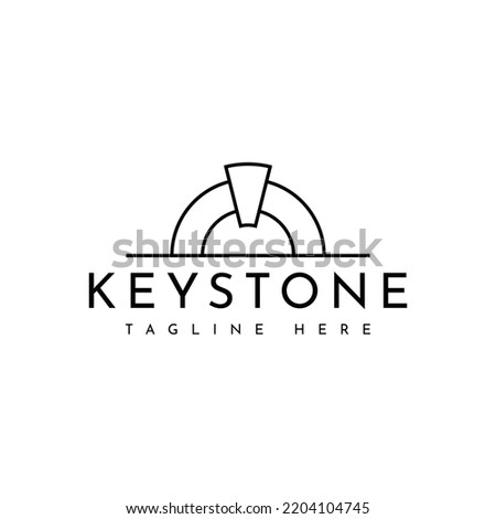 creative keystone vector logo design