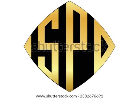 SPD, PD, SP, logo. Abstract initial monogram letter alphabet logo design