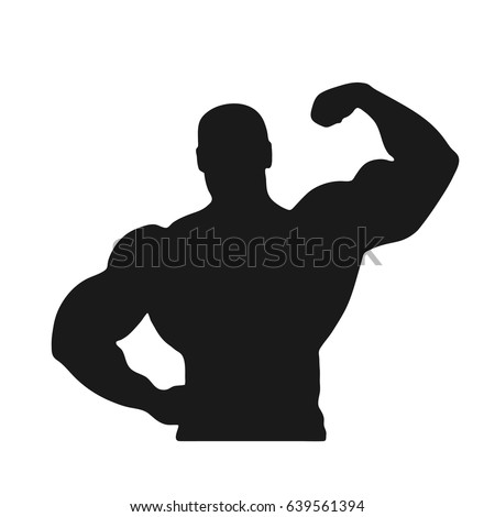 Bodybuilder Vector Art | 123Freevectors