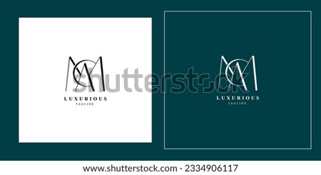 MAC Modern Letter Logo Vector