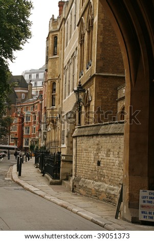 Deanery Yard and Westminster Public School London UK