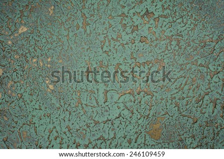 Copper patina