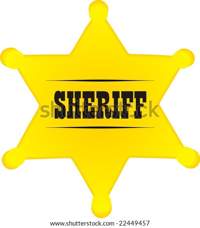 Sheriff badge VECTOR