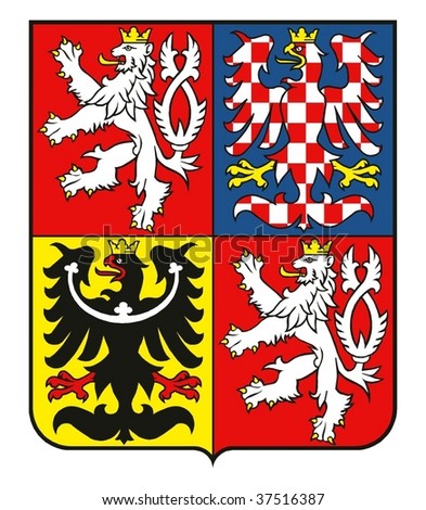 Coat of arms of the Czech Republic VECTOR
