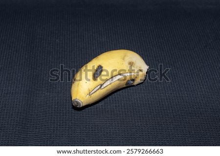 Image, Stock Photo Condom on banana in hand of crop person